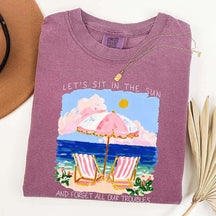 Sit In The Sun Coastal Summer T-Shirt