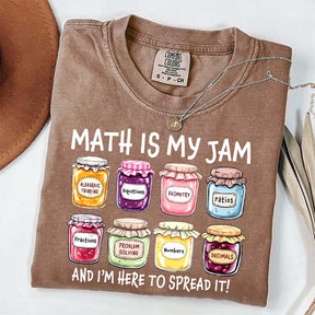 Math is My Jam Mathematician T-Shirt