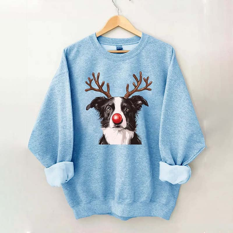 Border Collie Christmas Sweatshirt