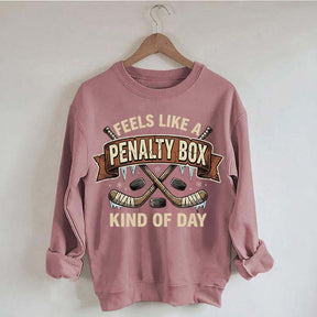 Funny Hockey Mom Festive Sports Sweatshirt