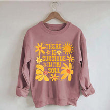 Boho Sunshine In My Soul Hippie Flower Sweatshirt