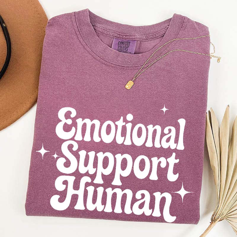 Emotional Support Human Minimalist T-Shirt