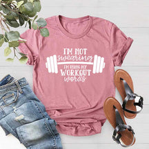I'm Not Swearing I'm Using My Workout Words T-Shirt