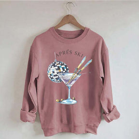 Womens Skiing Winter Sweatshirt