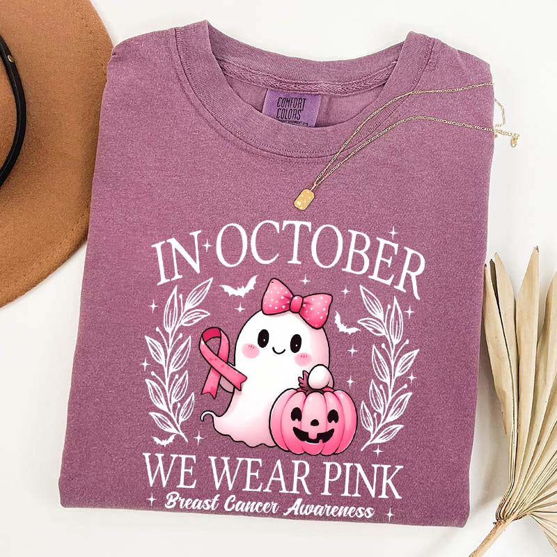 In October We Wear Pink Ghost T-Shirt