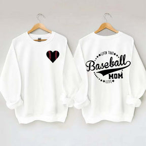 Heart & Baseball Sweatshirt