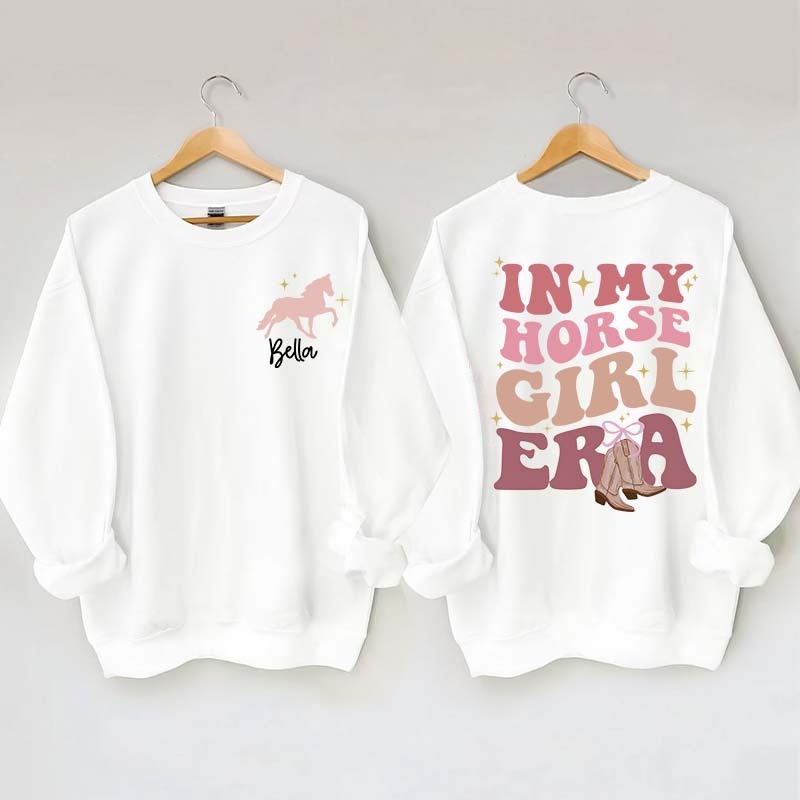 Custom In My Horse Girl Era Sweatshirt