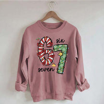 67 Christmas Lights Red Green Xmas Sweatshirt