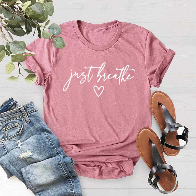 Hope Just Breathe Yoga T-Shirt