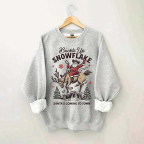 Santa's Coming To Town Sweatshirt
