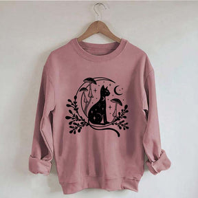 Celestial Cat Spiritual Sweatshirt