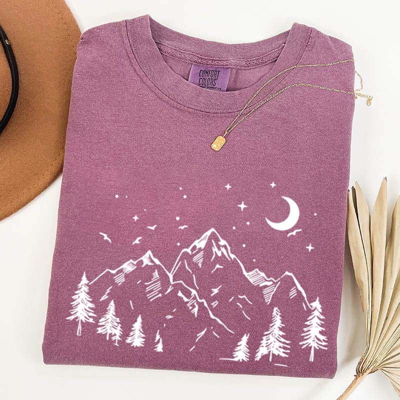 Minimalist Mountain Hiking T-Shirt