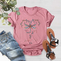 Faith Hope Love Religious Floral T-Shirt