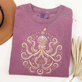 Comfort Colors Quiet Activism Mandala Ocean Lover T-Shirt