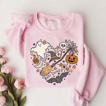 Cute Halloween Doodles Hearth Sweatshirt