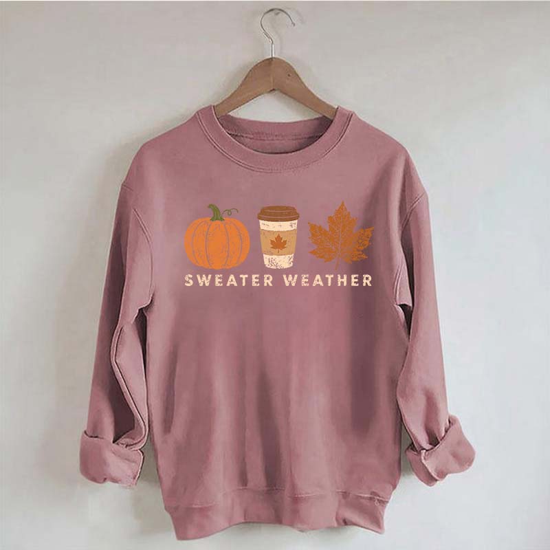 Cozy Autumn Sweater Weather Sweatshirt