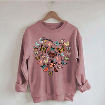 Leopard Heart Butterfly Sweatshirt