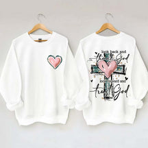 Look Back And Thank God Look Forward And Trust God Sweatshirt