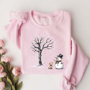 Christmas Let it Snow Cute Dog Sweatshirt