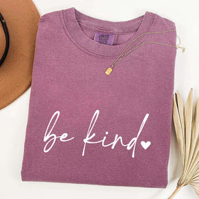 Inspirational Be Kind Heart Minimalist T-Shirt