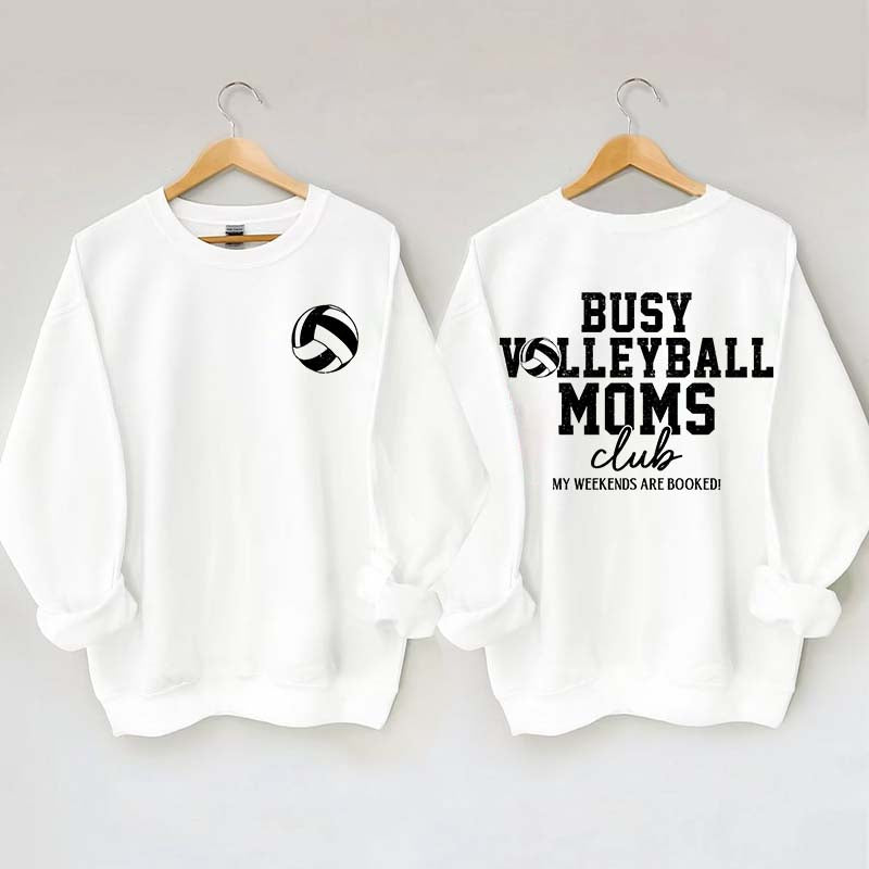 Busy Volleyball Mom Club Sweatshirt