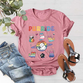 Purride Cats In Space T-Shirt