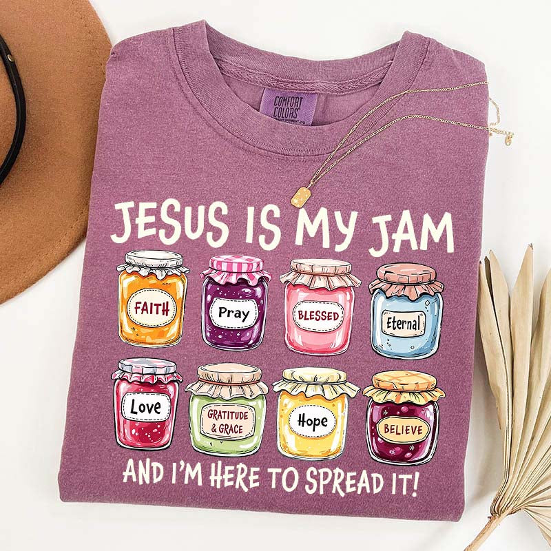 Funny Jesus Is My Jam Religous T-Shirt