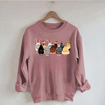 Funny Christmas Holiday Chickens Sweatshirt