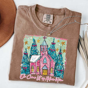 Oh Come Let Us Adore Him Christmas T-Shirt