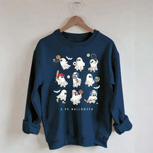 PE Teacher Halloween Spooky Sweatshirt