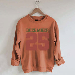 Retro December 25 Christmas Sweatshirt