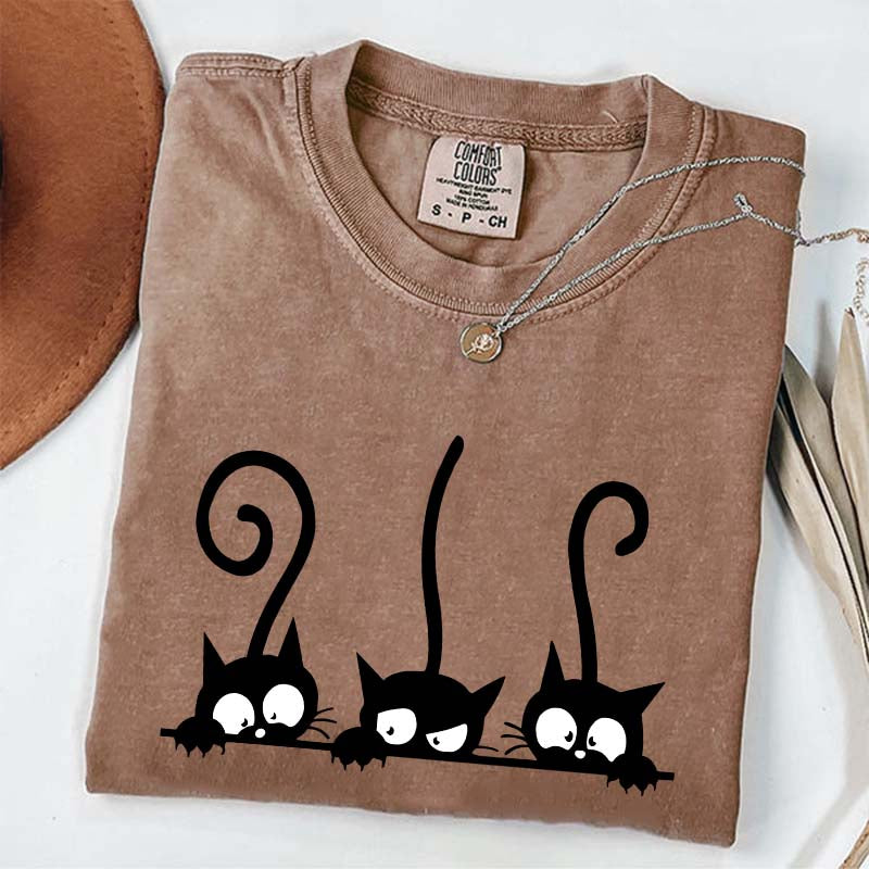 Black Cats Graphic T-Shirt