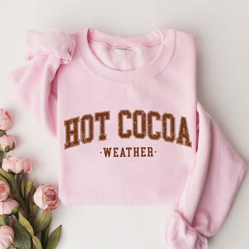 Retro Holiday Season Hot Cocoa Sweatshirt