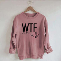 WTF Win Face-Off Hockey Sweatshirt