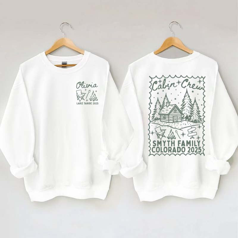 Group Cabin Camping Trip Sweatshirt
