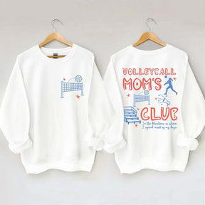 Funny Volleyball Moms Club Sweatshirt