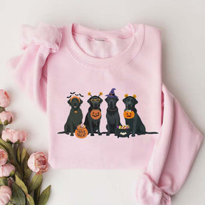 Halloween Black Lab Fall Dog Sweatshirt