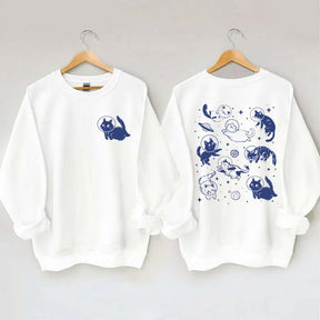 Cats in Space Sweatshirt