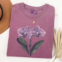 Vintage Orchid Flower Lover T-Shirt
