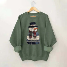 Patchwork Christmas Sweatshirt
