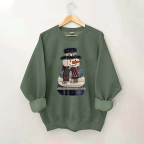 Patchwork Christmas Sweatshirt