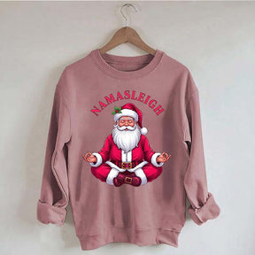 Namasleigh Santa Sweatshirt
