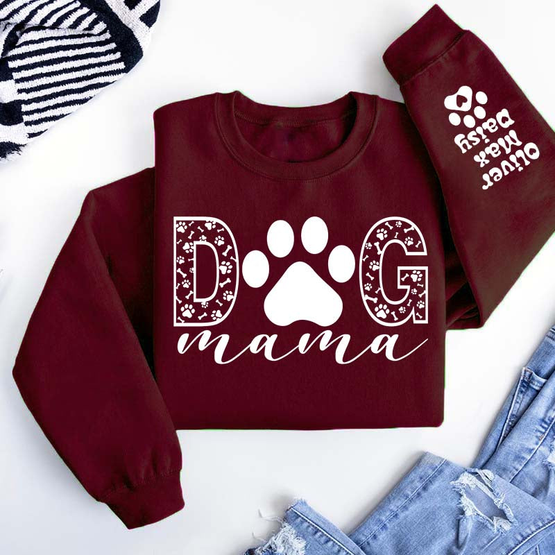Custom Dog Mama Gifts Sweatshirt