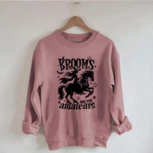Funny Witch Riding Horse Sweatshirt
