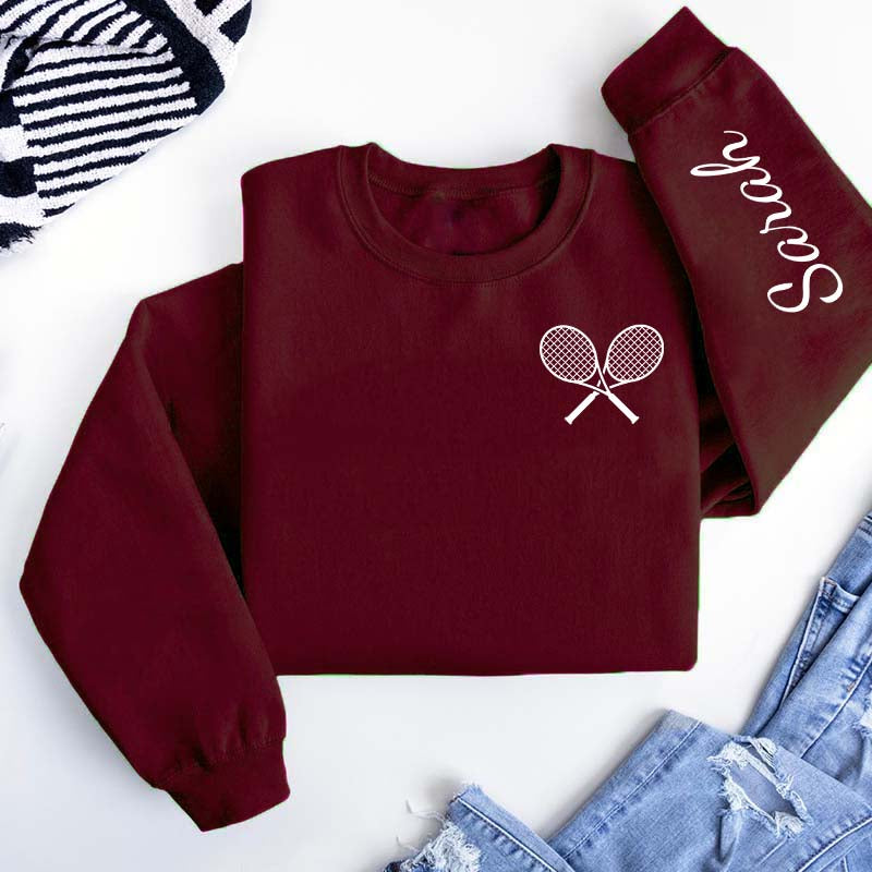 Custom Name Tennis Sweatshirt