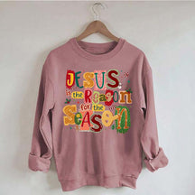 Christian Jesus Is The Reason Christmas Sweatshirt