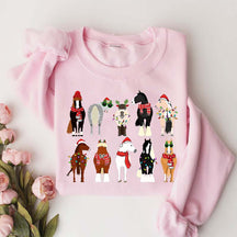 Horse Lover Animal Christmas Cute Sweatshirt