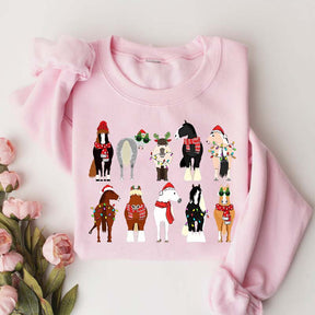 Horse Lover Animal Christmas Cute Sweatshirt