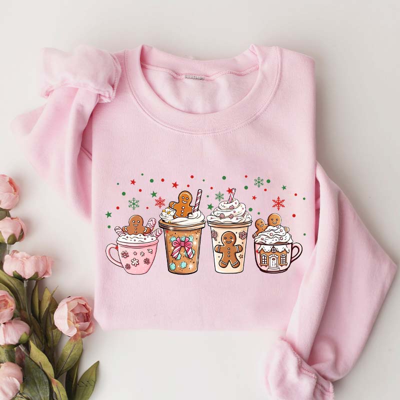 Gingerbread Christmas Coffee Cute Sweatshirt