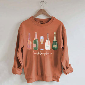 Bubble Please Champagne Sweatshirt
